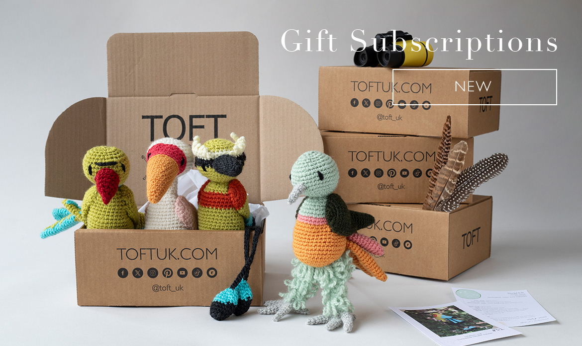 Subscriptions gift voucher birds yarn box new